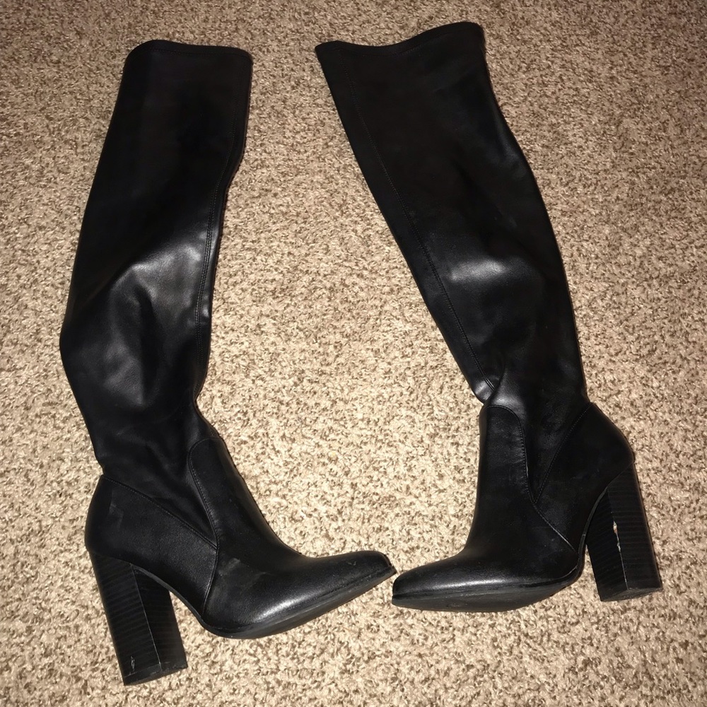 Forever 21 Over the Knee Boots | Black | Size 6